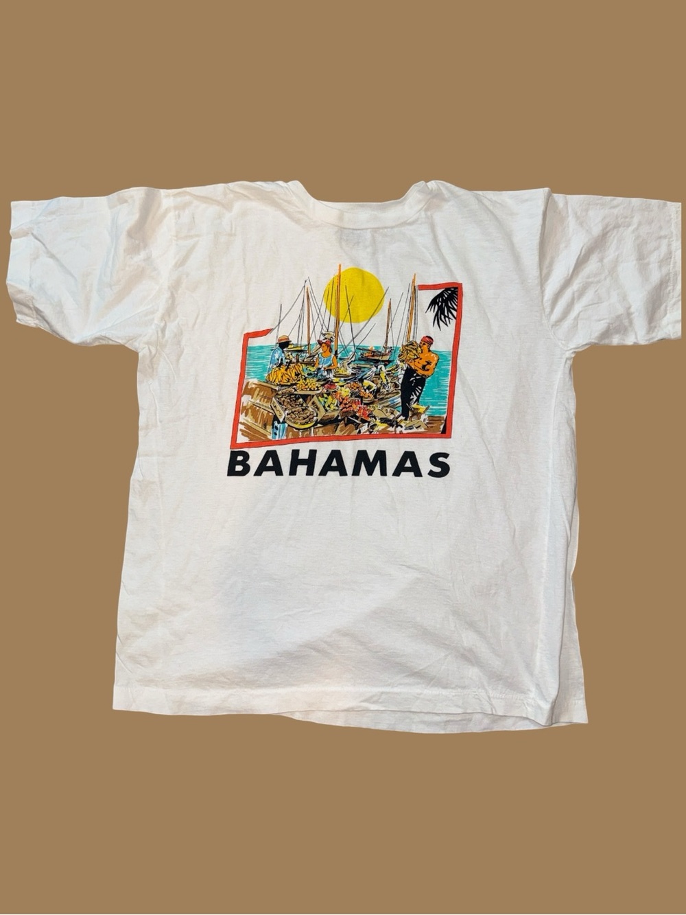 Vintage Bahamas Vacation Tee Singke Stitch Size XXL by Windswept Single Stitch